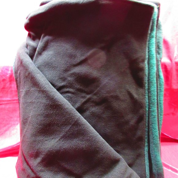 Handmade Harry Potter Slytherin Fleece Blanket 79" x 58" Great Gift Warm Long - Picture 2 of 3